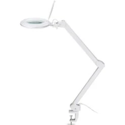 Goobay Lupenleuchte LED 6 Lichtfarben, 3 Dioptrien, Linse 127 Mm, Dimmbar, Tischklemme