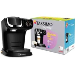 Bosch Kaffeekapselmaschine Tassimo My Way 2, Schwarz, TAS6502, 1500W, 1,3 Liter -Haushaltsgegenstände Verkauf 02307cb6c6ef814378435b30f151400876a3a1fb kaffeekapselmaschine bosch tassimo my way 2