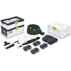Festool Handstaubsauger Absaugmobil Cleantec, CTL SYS HPC 4,0 I-Plus, Staubklasse L, 4x18V / 4Ah