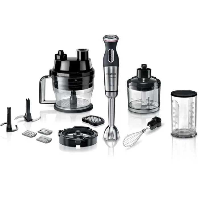 Bosch Stabmixer MS8CM61X1 MaxoMixx, Set, Edelstahl, 1000 Watt, Silber / Schwarz 1 Bosch Stabmixer MS8CM61X1 MaxoMixx, Set, Edelstahl, 1000 Watt, Silber / Schwarz