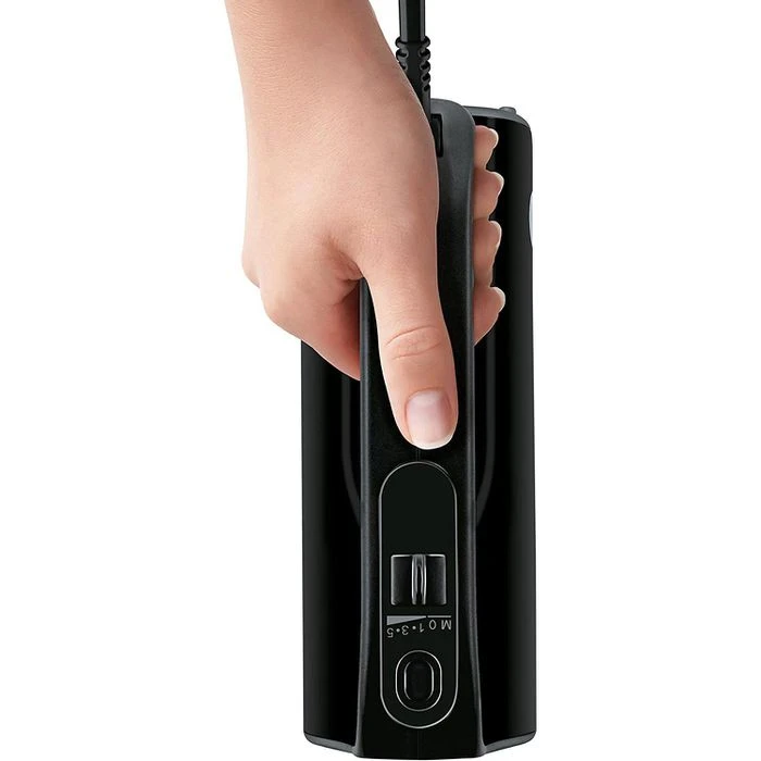 Bosch Handmixer MFQ4980B, Set, 850 Watt, Schwarz, Mixfuß, Mixbecher, Zerkleinerer 3 Bosch Handmixer MFQ4980B, Set, 850 Watt, Schwarz, Mixfuß, Mixbecher, Zerkleinerer – Bild 3