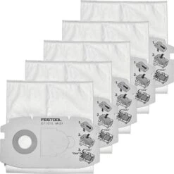 Festool Staubsaugerbeutel Filtersack Selfclean, SC FIS-CT MIDI/5 2018, Für NT-Sauger, 5 Stück