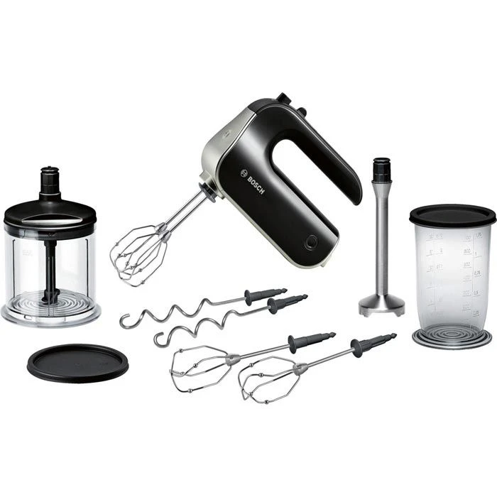 Bosch HomeProfessional MFQ4885DE Set, Handmixer, 575 Watt, Schwarz, Mixfuß, Mixbecher 1 Bosch HomeProfessional MFQ4885DE Set, Handmixer, 575 Watt, Schwarz, Mixfuß, Mixbecher