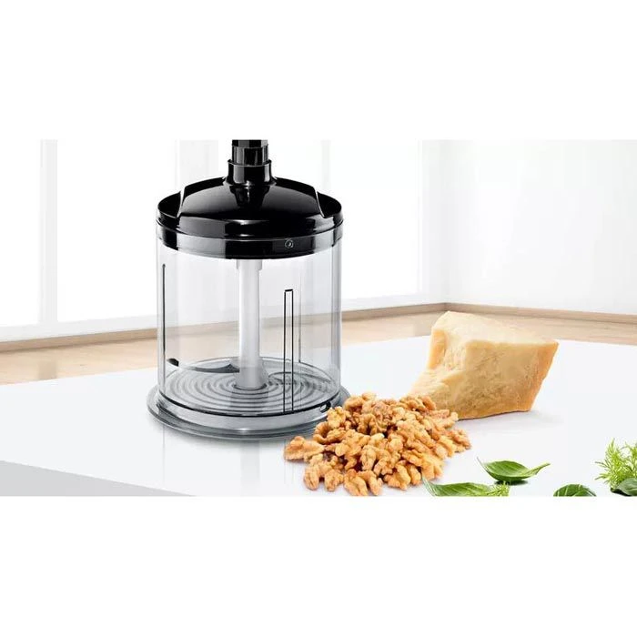 Bosch Stabmixer MS6CM6120, ErgoMixx, Set, Edelstahl, 1000 Watt, Schwarz / Silber 2 Bosch Stabmixer MS6CM6120, ErgoMixx, Set, Edelstahl, 1000 Watt, Schwarz / Silber – Bild 2