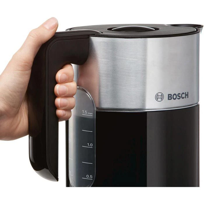 Bosch Styline TWK8613P, 1,5 L, 2400 W, Mit Temperatureinstellung, Schwarz, Wasserkocher 5 Bosch Styline TWK8613P, 1,5 L, 2400 W, Mit Temperatureinstellung, Schwarz, Wasserkocher – Bild 5