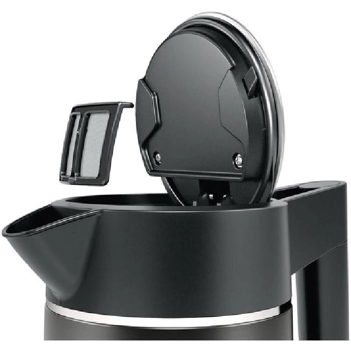 Bosch Wasserkocher DesignLine TWK5P475, 1,7 Liter, 2200 Watt, Edelstahl, Grau 4 Bosch Wasserkocher DesignLine TWK5P475, 1,7 Liter, 2200 Watt, Edelstahl, Grau – Bild 4