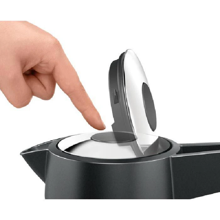 Bosch Wasserkocher DesignLine TWK5P475, 1,7 Liter, 2200 Watt, Edelstahl, Grau 3 Bosch Wasserkocher DesignLine TWK5P475, 1,7 Liter, 2200 Watt, Edelstahl, Grau – Bild 3