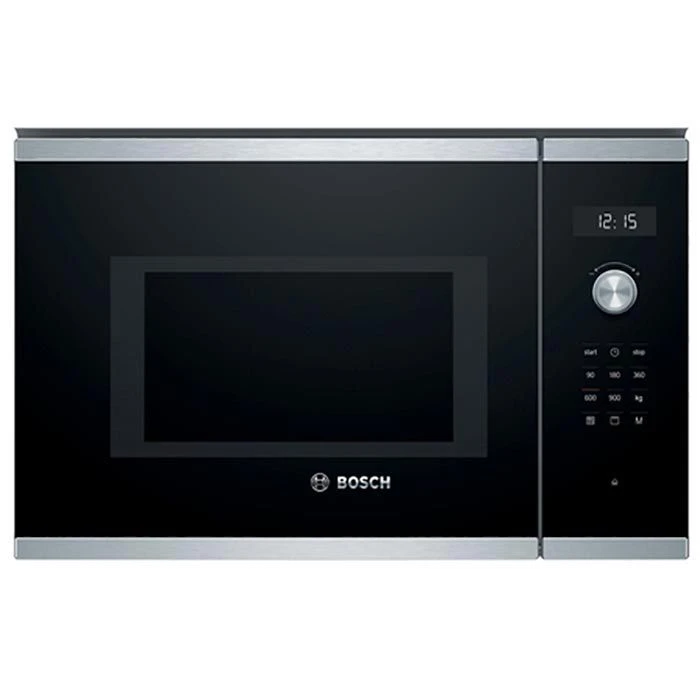 Bosch Mikrowelle BEL554MS0, Mit Grill, 900 W, Einbaumikrowelle, 25L, Silber / Schwarz 1 Bosch Mikrowelle BEL554MS0, Mit Grill, 900 W, Einbaumikrowelle, 25L, Silber / Schwarz