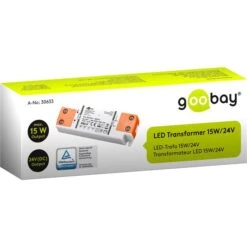 Goobay LED-Treiber DC 24 V, Bis 15 Watt, 625 MA 7 Goobay LED-Treiber DC 24 V, Bis 15 Watt, 625 MA -Haushaltsgegenstände Verkauf 3664a09f3122a9f79d597e545aeffefaca7c5fb1 led transformator goobay dc 24 v