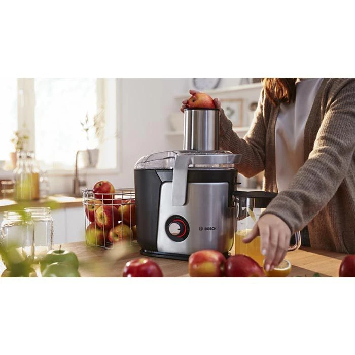 Bosch Entsafter VitaJuice 4, MES4010, Silber, Aluminium, 1200 Watt 2 Bosch Entsafter VitaJuice 4, MES4010, Silber, Aluminium, 1200 Watt – Bild 2