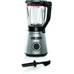 Bosch Standmixer VitaPower Serie 4, MMB6382M, Glasbehälter, 1200 Watt, Silber / Schwarz