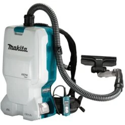 Makita Rucksacksauger DVC660Z, Staubklasse L, Akku Rucksackstaubsauger, 2 X 18 Volt