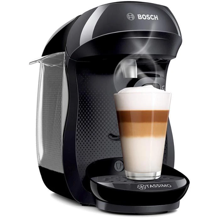 Bosch Kaffeekapselmaschine Tassimo Happy, Schwarz, TAS1002, 1400Watt, 0,7 Liter 2 Bosch Kaffeekapselmaschine Tassimo Happy, Schwarz, TAS1002, 1400Watt, 0,7 Liter – Bild 2