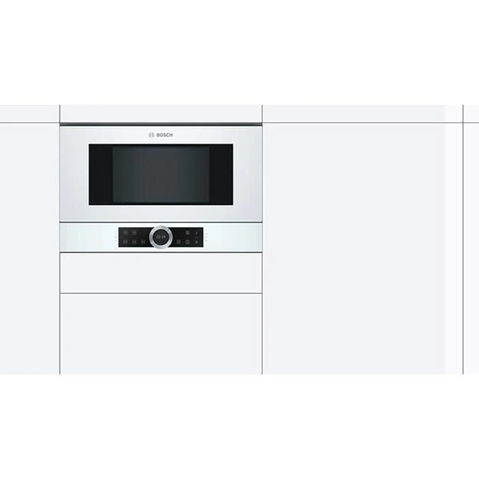 Bosch Mikrowelle BFL634GW1, 900 W, Einbaumikrowelle, Garraum 21L, Weiß 2 Bosch Mikrowelle BFL634GW1, 900 W, Einbaumikrowelle, Garraum 21L, Weiß – Bild 2