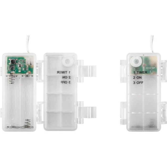 Goobay Lichterkette 20 LEDs, Innen, Warmweiß, Mit Timer, Batteriebetrieb, 1,05 M 5 Goobay Lichterkette 20 LEDs, Innen, Warmweiß, Mit Timer, Batteriebetrieb, 1,05 M – Bild 5