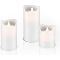 Goobay LED-Kerze Echtwachs Weiß, 10–15 X 7,5 Cm (HxØ), Mit Pendeldocht, 3er Set 9 Goobay LED-Kerze Echtwachs Weiß, 10–15 X 7,5 Cm (HxØ), Mit Pendeldocht, 3er Set -Haushaltsgegenstände Verkauf 681d9d5edf95afab3f1e9a462743056efb483d98 led kerze goobay echtwachs weiss