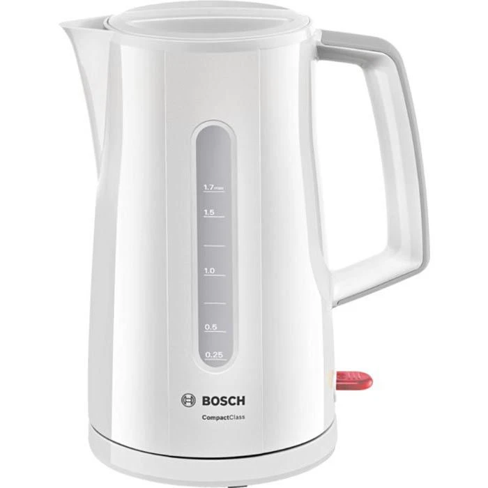 Bosch Wasserkocher CompactClass TWK3A011, 1,7 Liter, 2400 W, Kunststoff, Weiß 1 Bosch Wasserkocher CompactClass TWK3A011, 1,7 Liter, 2400 W, Kunststoff, Weiß