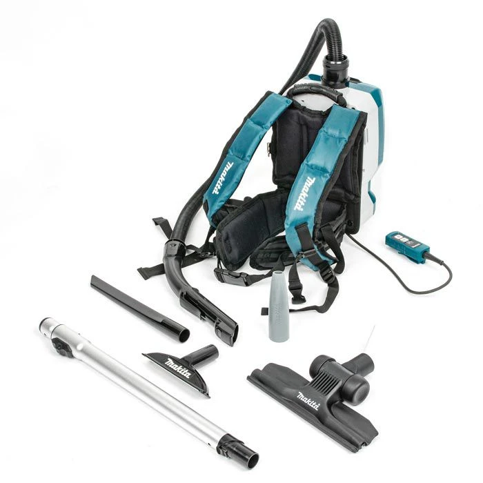 Makita Rucksacksauger DVC261ZX15, Türkis, Akku Rucksackstaubsauger, 2 X 18 Volt 5 Makita Rucksacksauger DVC261ZX15, Türkis, Akku Rucksackstaubsauger, 2 X 18 Volt – Bild 5