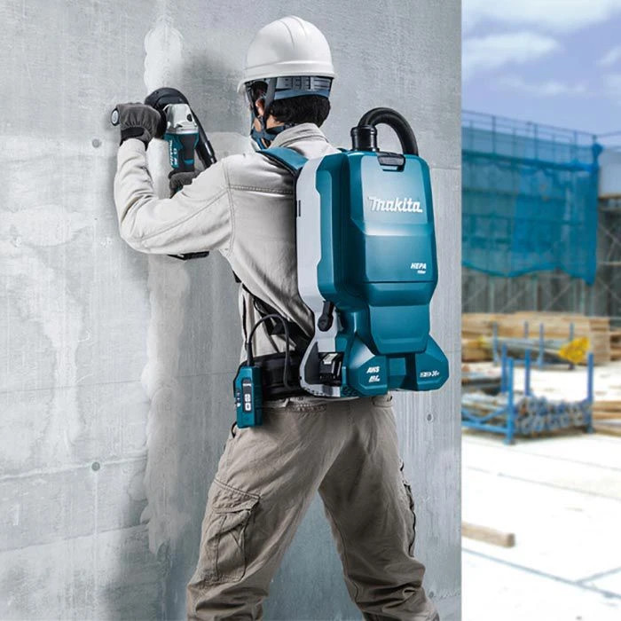 Makita Rucksacksauger DVC665ZU, Staubklasse L, Akku Rucksackstaubsauger, Bluetooth, 2 X 18 Volt 2 Makita Rucksacksauger DVC665ZU, Staubklasse L, Akku Rucksackstaubsauger, Bluetooth, 2 X 18 Volt – Bild 2