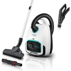 Bosch Staubsauger ProHygienic, BGL6LHYG, Weiß, Mit Kabel, 600 Watt