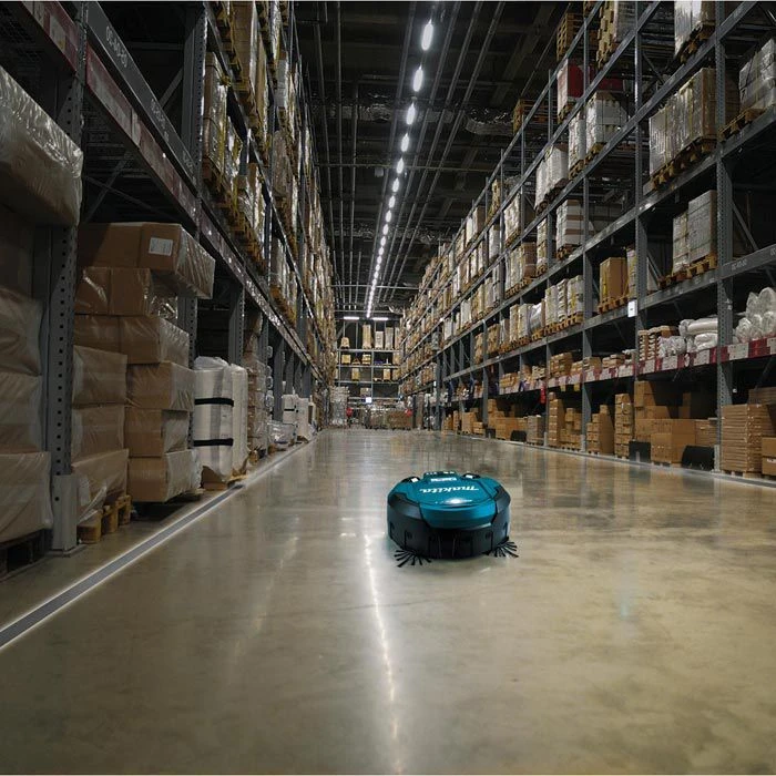 Makita Saugroboter DRC200Z, Türkis / Schwarz, 2500 Ml, Bis Zu 200 Minuten 2 Makita Saugroboter DRC200Z, Türkis / Schwarz, 2500 Ml, Bis Zu 200 Minuten – Bild 2