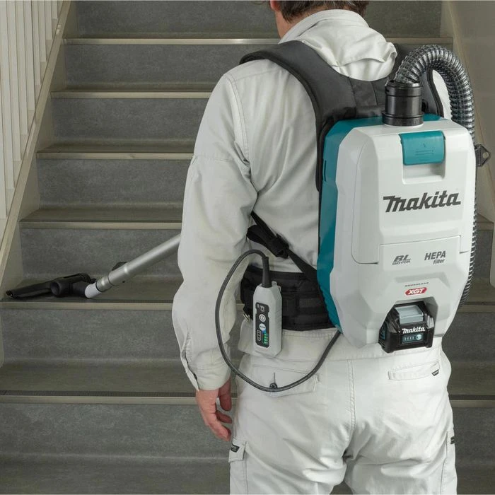 Makita Rucksacksauger VC008GZ, Türkis, Akku Rucksackstaubsauger, 40 Volt 2 Makita Rucksacksauger VC008GZ, Türkis, Akku Rucksackstaubsauger, 40 Volt – Bild 2