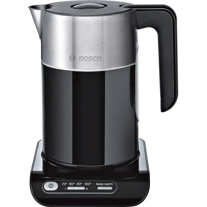 Bosch Styline TWK8613P, 1,5 L, 2400 W, Mit Temperatureinstellung, Schwarz, Wasserkocher 1 Bosch Styline TWK8613P, 1,5 L, 2400 W, Mit Temperatureinstellung, Schwarz, Wasserkocher