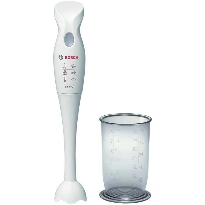 Bosch Stabmixer MSM6B150, Kunststoff, 300 Watt, Weiß 1 Bosch Stabmixer MSM6B150, Kunststoff, 300 Watt, Weiß