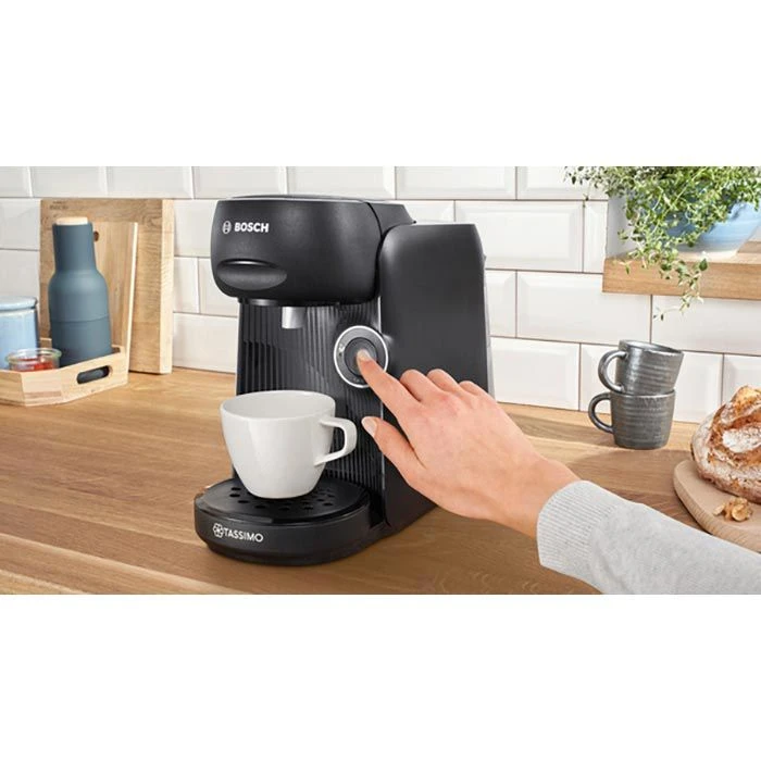 Bosch Kaffeekapselmaschine Tassimo Finesse, TAS16B2, 1400Watt, 0,7 Liter, Schwarz 2 Bosch Kaffeekapselmaschine Tassimo Finesse, TAS16B2, 1400Watt, 0,7 Liter, Schwarz – Bild 2