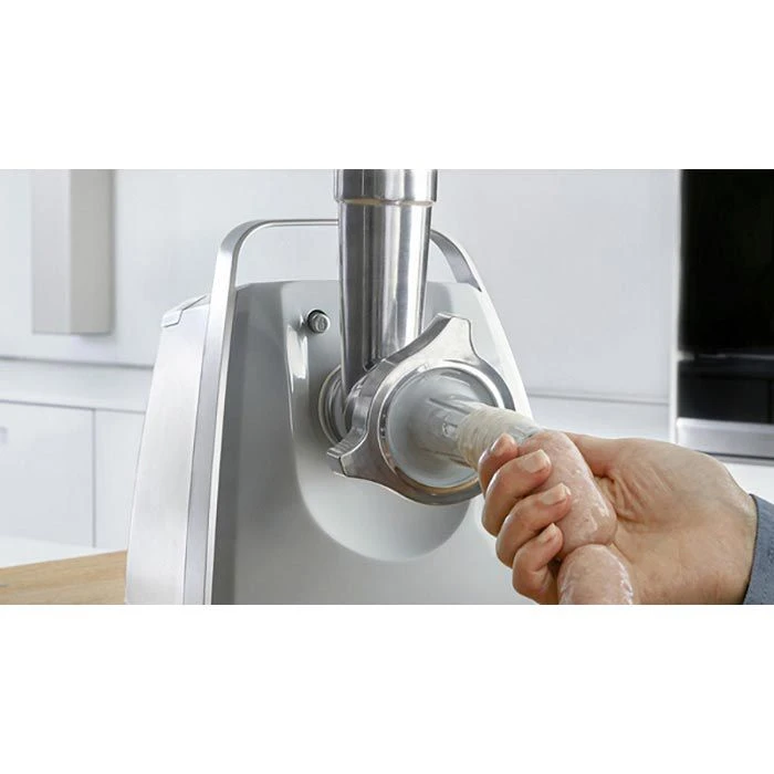 Bosch Fleischwolf ProPower, MFW45020, 500 Watt, Kunststoff, Weiß 2 Bosch Fleischwolf ProPower, MFW45020, 500 Watt, Kunststoff, Weiß – Bild 2