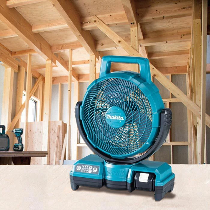 Makita Ventilator DCF203Z Akku-Lüfter 18V Ø 23,5cm, Akkuventilator, Oszillierend 2 Makita Ventilator DCF203Z Akku-Lüfter 18V Ø 23,5cm, Akkuventilator, Oszillierend – Bild 2
