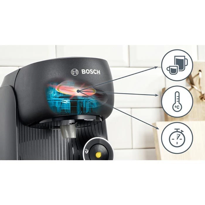 Bosch Kaffeekapselmaschine Tassimo Finesse, TAS16B2, 1400Watt, 0,7 Liter, Schwarz 7 Bosch Kaffeekapselmaschine Tassimo Finesse, TAS16B2, 1400Watt, 0,7 Liter, Schwarz – Bild 7