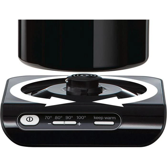 Bosch Styline TWK8613P, 1,5 L, 2400 W, Mit Temperatureinstellung, Schwarz, Wasserkocher 3 Bosch Styline TWK8613P, 1,5 L, 2400 W, Mit Temperatureinstellung, Schwarz, Wasserkocher – Bild 3