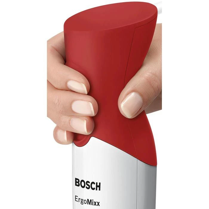 Bosch Stabmixer MSM64010, Kunststoff, 450 Watt, Weiß / Rot 2 Bosch Stabmixer MSM64010, Kunststoff, 450 Watt, Weiß / Rot – Bild 2