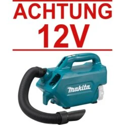 Makita Handstaubsauger CL121DZX, Beutellos, Sologerät 12 V