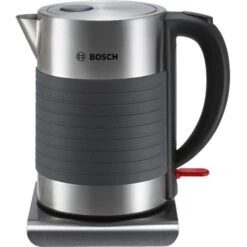 Bosch Wasserkocher TWK7S05, 1,7 Liter, 2200 Watt, Silber / Schwarz