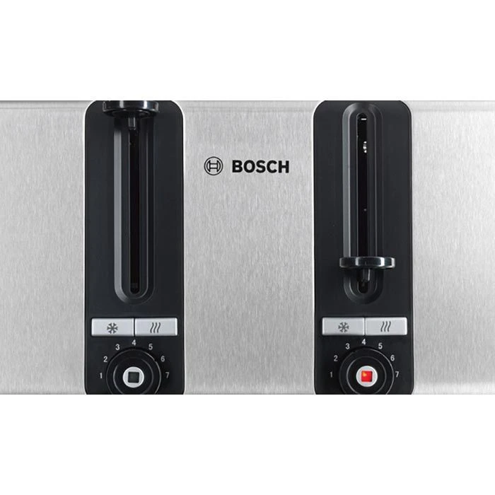 Bosch Toaster TAT7S45, 4 Scheiben, 1800 Watt, Edelstahl, Grau 4 Bosch Toaster TAT7S45, 4 Scheiben, 1800 Watt, Edelstahl, Grau – Bild 4