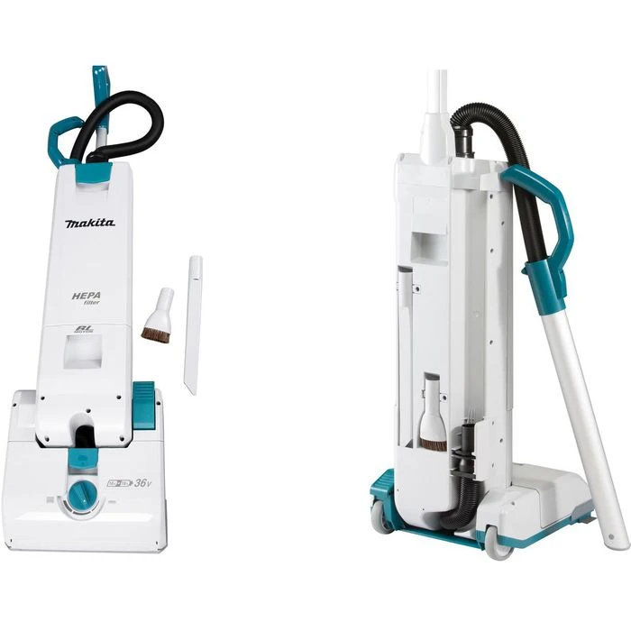 Makita Staubsauger DVC560Z, Weiß, Sologerät 2 X 18 V, Laufzeit 120 Minuten (2x6Ah) 2 Makita Staubsauger DVC560Z, Weiß, Sologerät 2 X 18 V, Laufzeit 120 Minuten (2x6Ah) – Bild 2