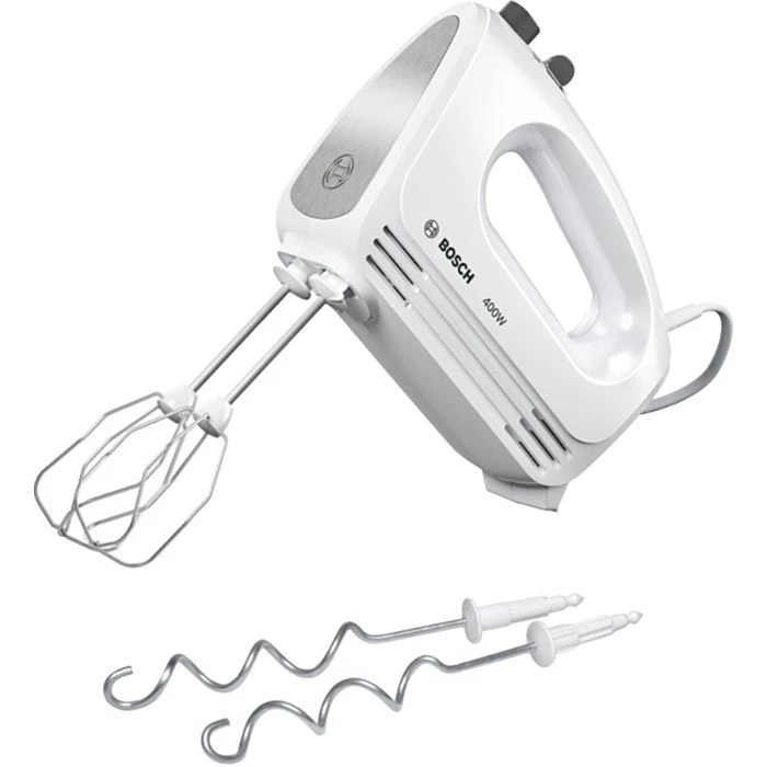 Bosch Handmixer CleverMixx, MFQ24200, 400 Watt, Weiß 1 Bosch Handmixer CleverMixx, MFQ24200, 400 Watt, Weiß