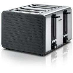 Bosch Toaster TAT7S45, 4 Scheiben, 1800 Watt, Edelstahl, Grau