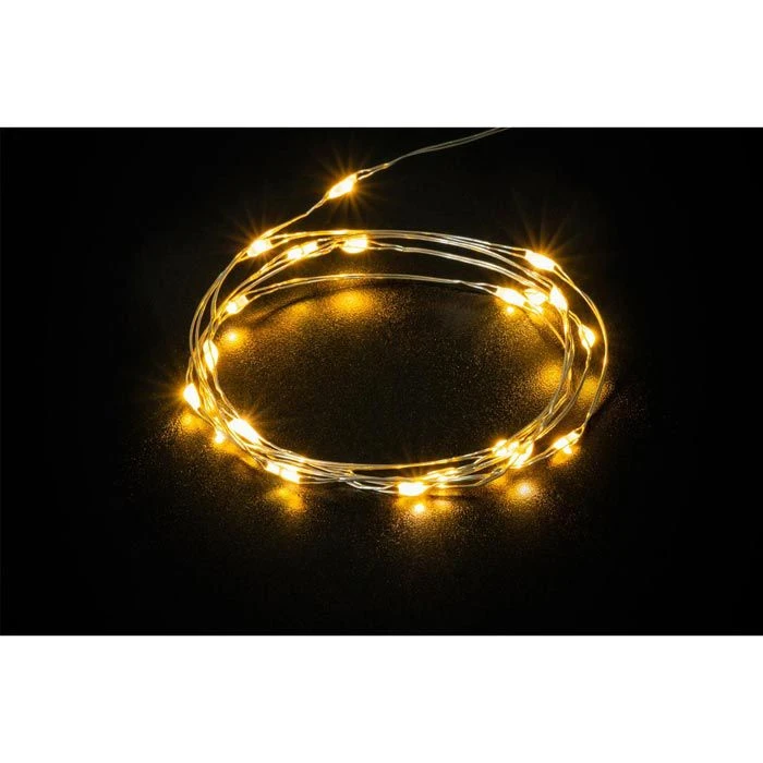 Goobay Lichterkette 20 LEDs, Innen, Warmweiß, Mit Timer, Batteriebetrieb, 1,05 M 2 Goobay Lichterkette 20 LEDs, Innen, Warmweiß, Mit Timer, Batteriebetrieb, 1,05 M – Bild 2