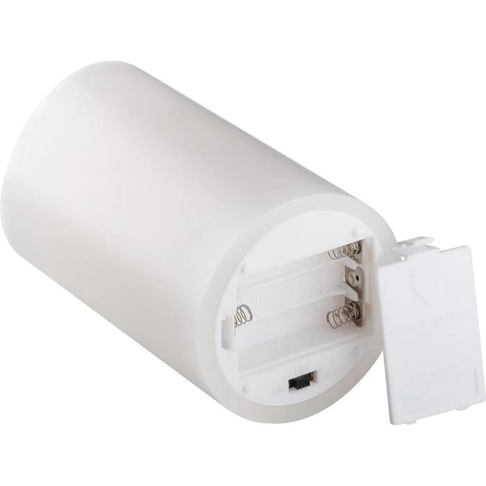 Goobay LED-Kerze Echtwachs Weiß, 10–15 X 7,5 Cm (HxØ), Mit Pendeldocht, 3er Set 2 Goobay LED-Kerze Echtwachs Weiß, 10–15 X 7,5 Cm (HxØ), Mit Pendeldocht, 3er Set – Bild 2