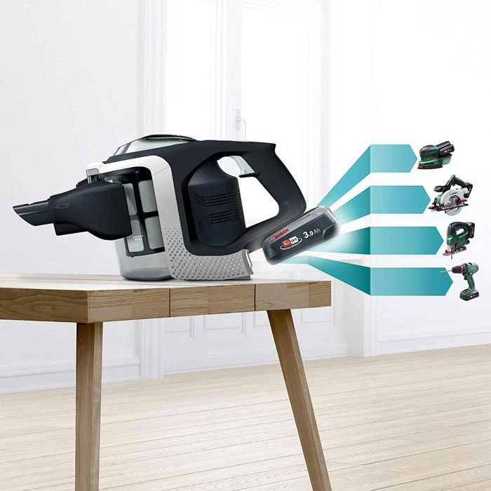 Bosch Staubsauger Unlimited Serie 8, BBS811PCK, Beutellos, Akku 18 V / 3 Ah, 40 Minuten Laufzeit 5 Bosch Staubsauger Unlimited Serie 8, BBS811PCK, Beutellos, Akku 18 V / 3 Ah, 40 Minuten Laufzeit – Bild 5