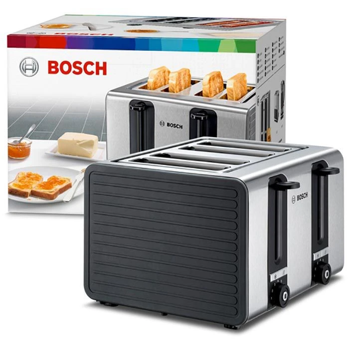 Bosch Toaster TAT7S45, 4 Scheiben, 1800 Watt, Edelstahl, Grau 5 Bosch Toaster TAT7S45, 4 Scheiben, 1800 Watt, Edelstahl, Grau – Bild 5