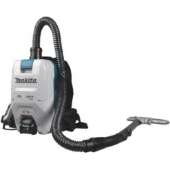 Makita Rucksacksauger VC008GZ, Türkis, Akku Rucksackstaubsauger, 40 Volt
