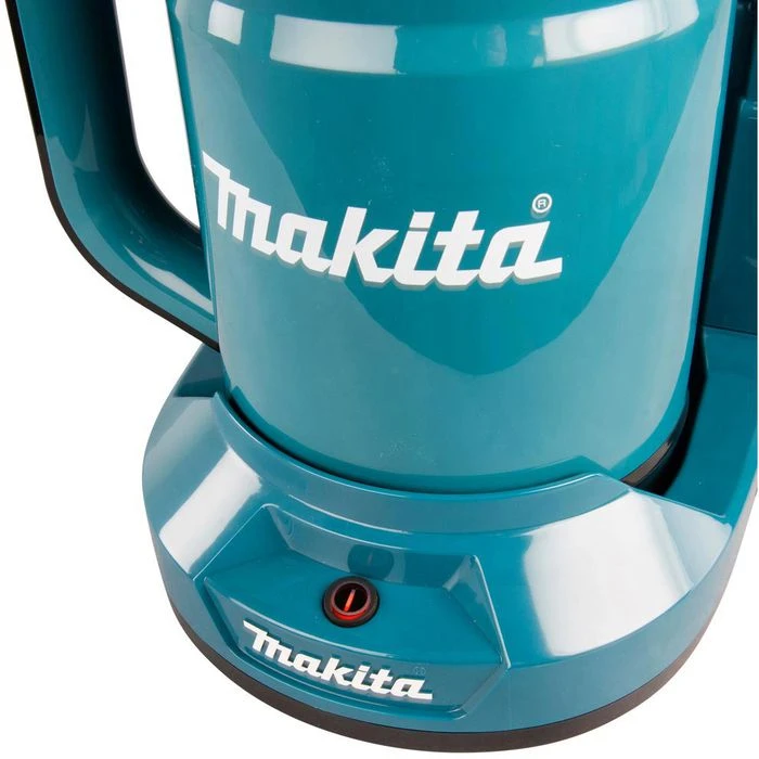 Makita Wasserkocher DKT360Z, Akkubetrieben, 0,8 Liter, 2 X 18V, Kunststoffgehäuse, Blau 8 Makita Wasserkocher DKT360Z, Akkubetrieben, 0,8 Liter, 2 X 18V, Kunststoffgehäuse, Blau – Bild 8