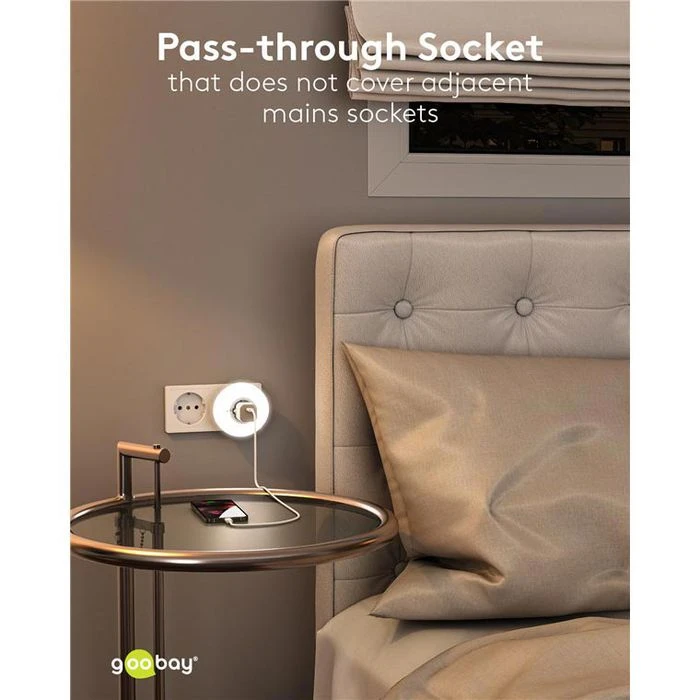 Goobay Nachtlicht LED Weiß, Steckdose, Lichtsensor, 3-farbig 6 Goobay Nachtlicht LED Weiß, Steckdose, Lichtsensor, 3-farbig – Bild 6